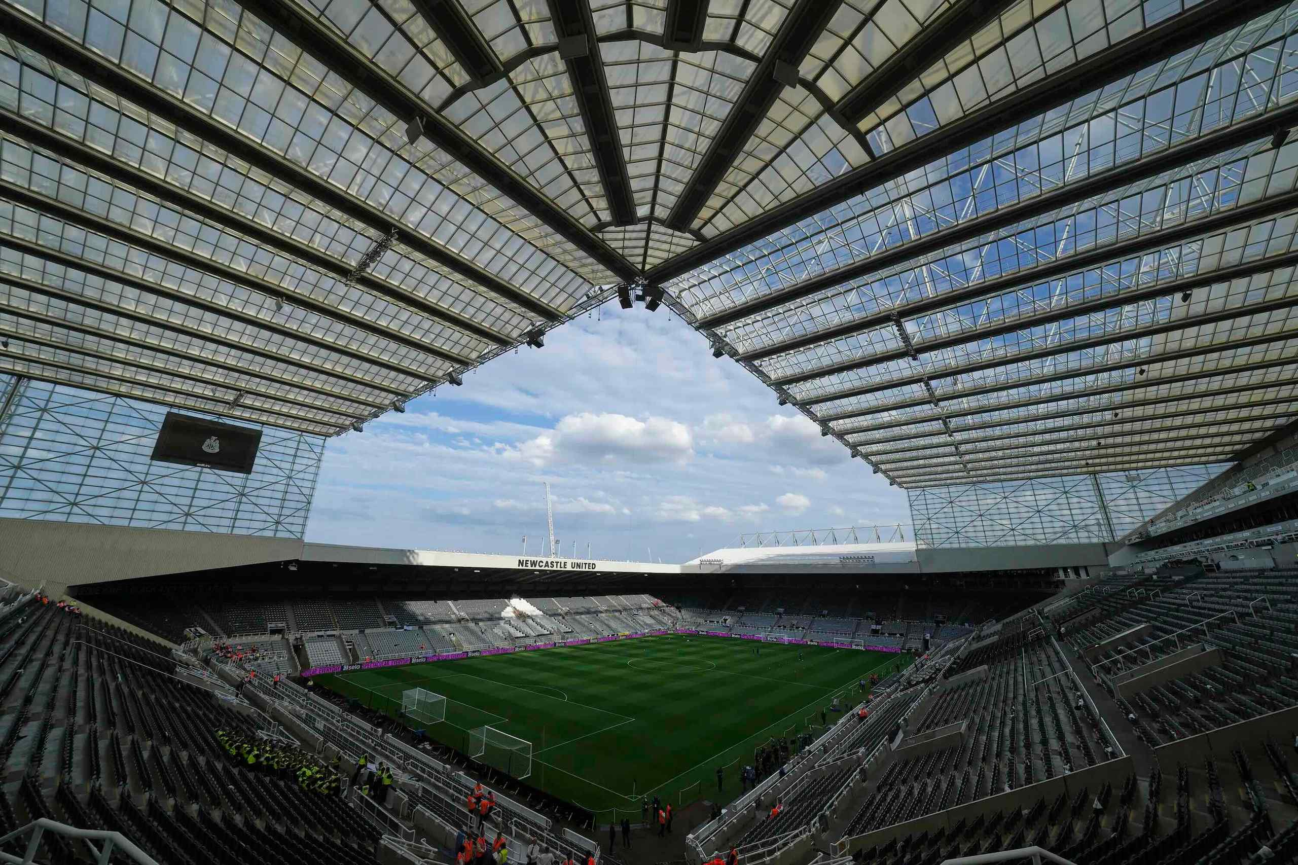 St. James' Park, home of Newcastle